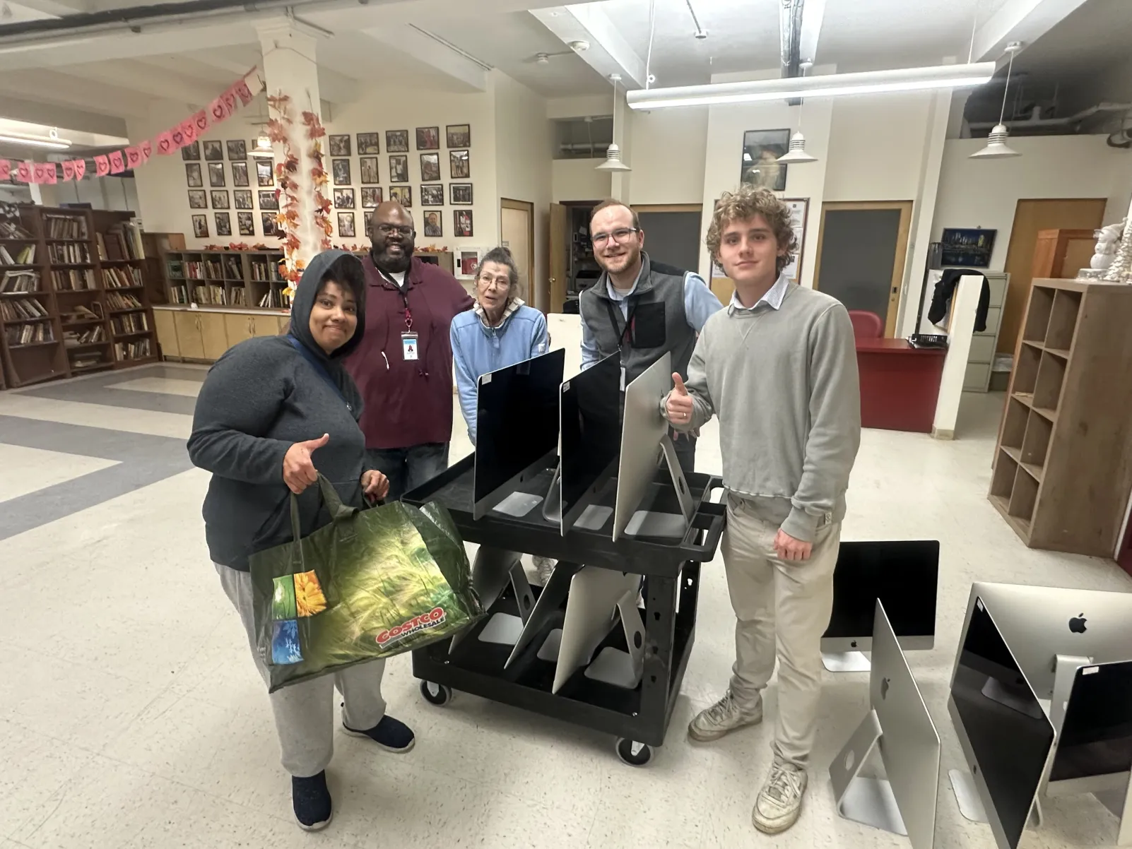 Donate equipment to help students